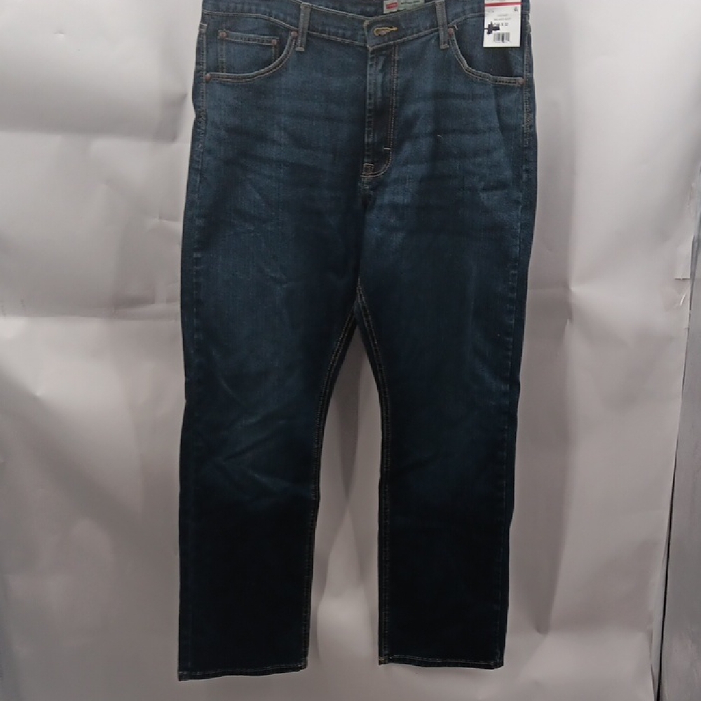 Wrangler Dark Blue Straight Jeans
